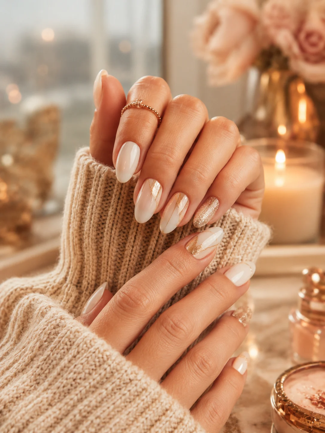 Evde nail art randevusu için renk ve desen seçimi